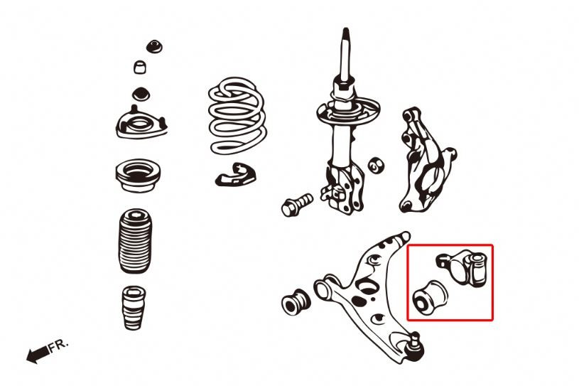 Hardrace Front Lower Compliance Bush Mazda 3 Hardrace Front Lower Compliance Bush Mazda 3