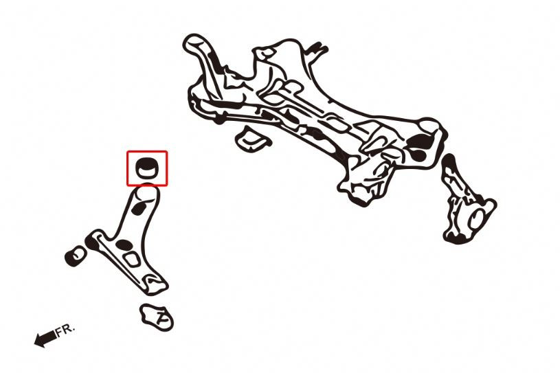 Hardrace Front Lower Arm Bush Hyundai Sonata, Kia Carnival, Sorento, Sportage