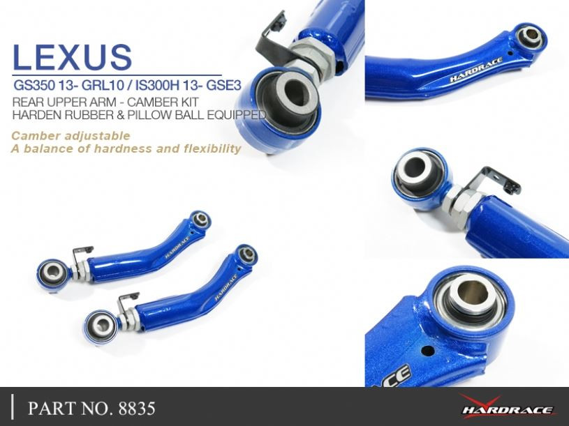 Hardrace Rear Upper Arm - Camber Kit Lexus GS, IS, RC