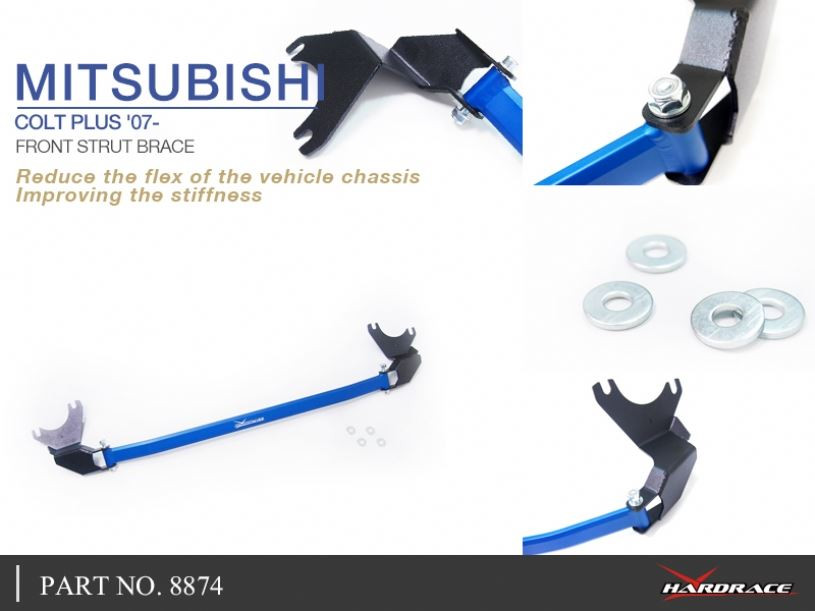 Hardrace Front Strut Brace Mitsubishi Colt plus