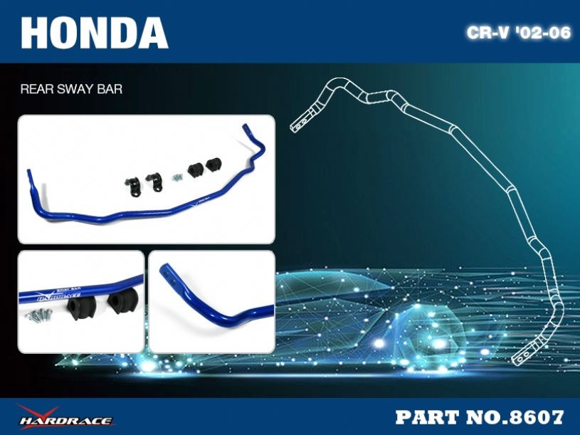 Hardrace Rear Sway Bar Honda CR-V, Stream