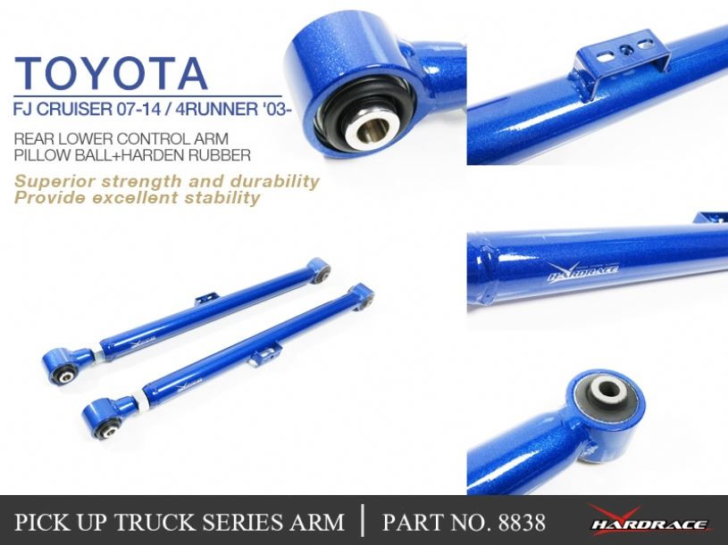 Hardrace Rear Lower Arm Lexus GX, Toyota 4Runner, Fj cruiser, Land cruiser prado Hardrace Rear Lower Arm Lexus GX, Toyota 4Runner, Fj cruiser, Land cruiser prado