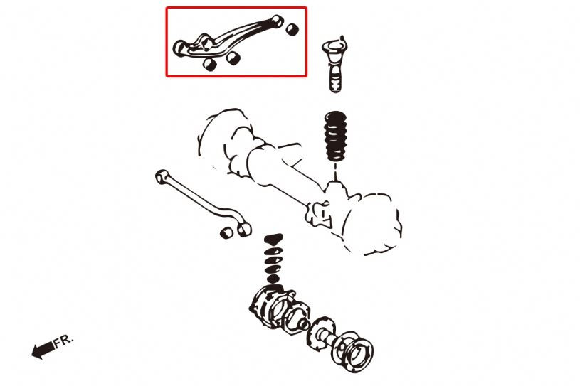 Hardrace Front Lower Arm Bush Lexus LX, Toyota Land cruiser
