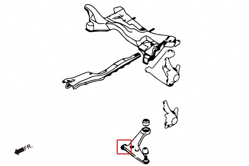 Hardrace Front Lower Arm Bush - Front Mitsubishi Eclipse cross, Lancer mirage, Outlander