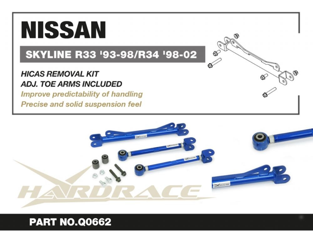 Hardrace Hicas Removal Kit Nissan Skyline Hardrace Hicas Removal Kit Nissan Skyline