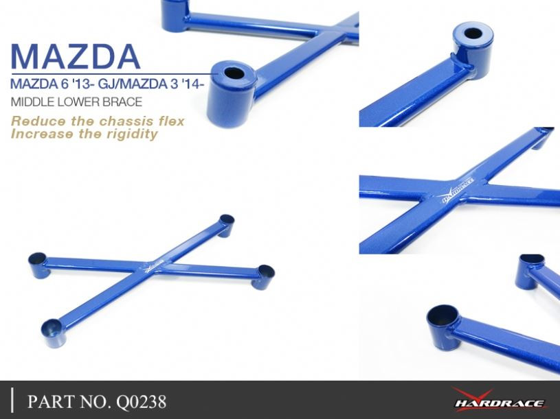 Hardrace Middle Lower Brace Mazda 3, 6