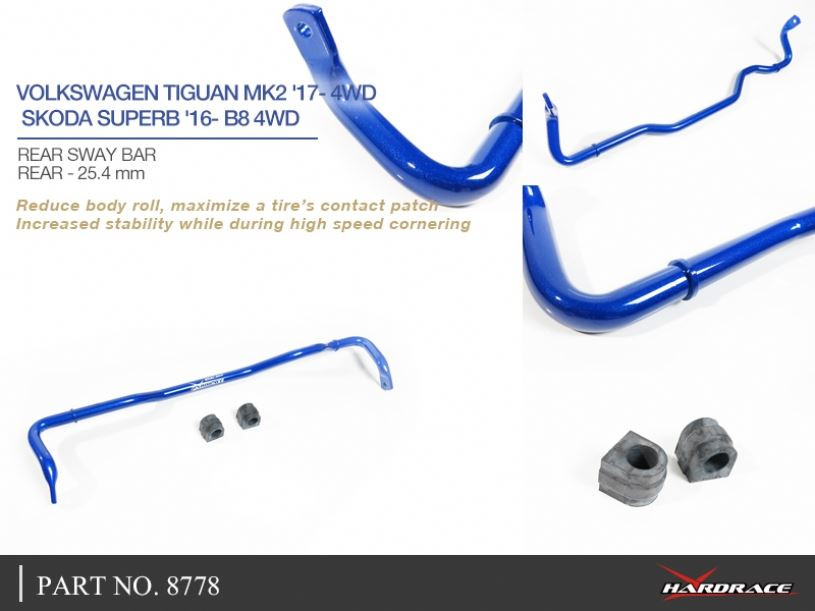 Hardrace Rear Sway Bar Skoda, Volkswagen Hardrace Rear Sway Bar Skoda, Volkswagen