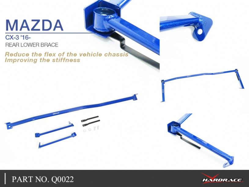 Hardrace Rear Lower Brace Mazda CX-3 Hardrace Rear Lower Brace Mazda CX-3