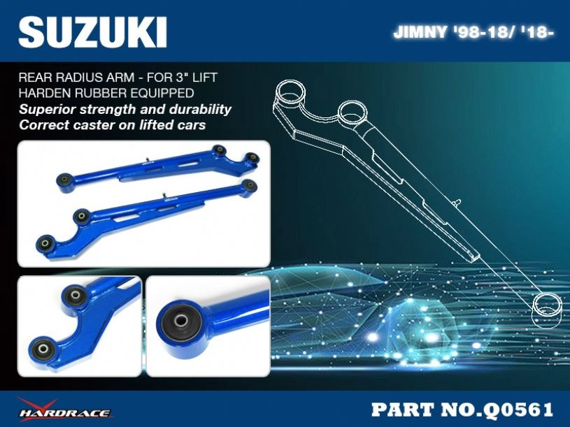 Hardrace Rear Radius Arm Suzuki Jimny