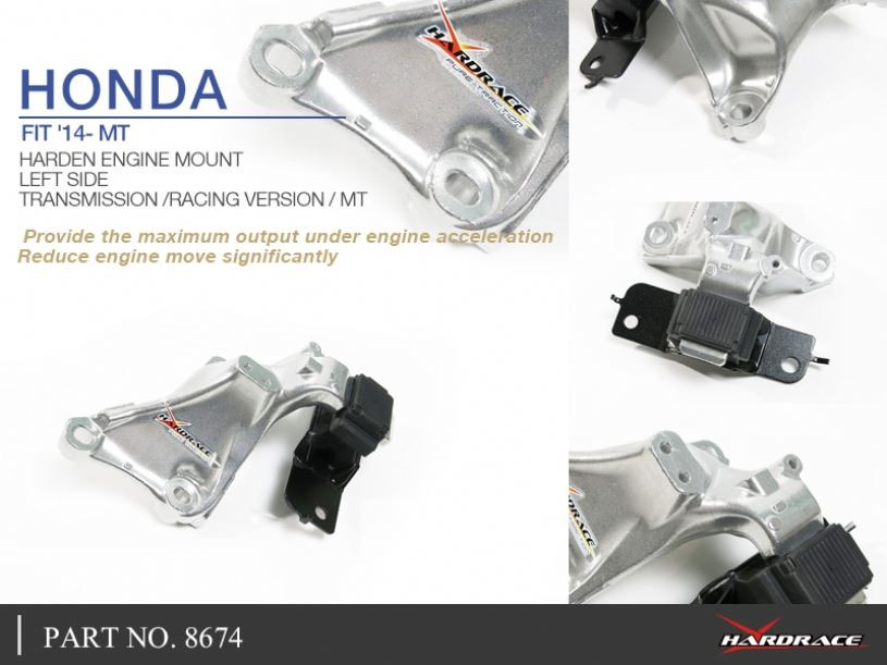 Hardrace Left Engine Mount Honda City, Fit