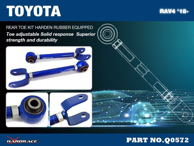 Hardrace Rear Toe Kit Toyota RAV4 Hardrace Rear Toe Kit Toyota RAV4