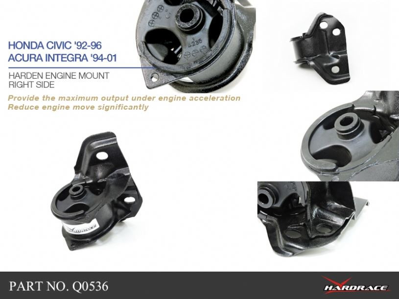 Hardrace Right Engine Mount Honda Civic, Integra