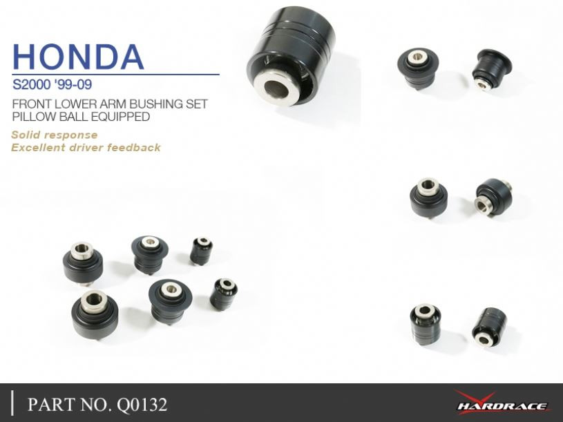 Hardrace Front Lower Arm Bushing Set Honda S2000