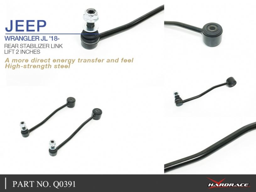 Hardrace Rear Stabilizer Link Jeep Wrangler, Wrangler unlimited
