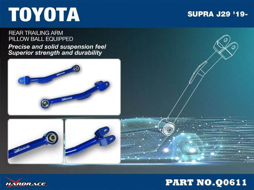 Hardrace Rear Trailing Arm Bmw 3 Series, Z4, Toyota Supra