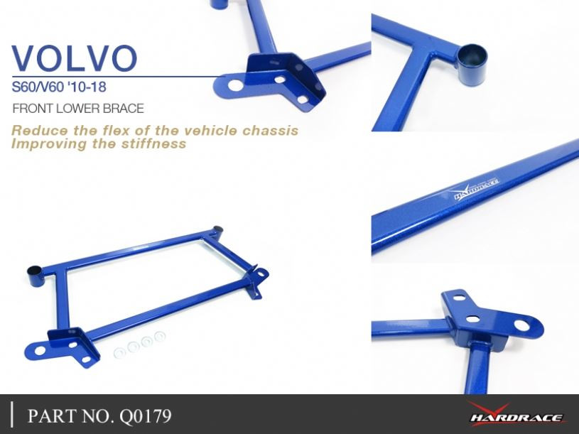 Hardrace Front Lower Brace Volvo S60, V60