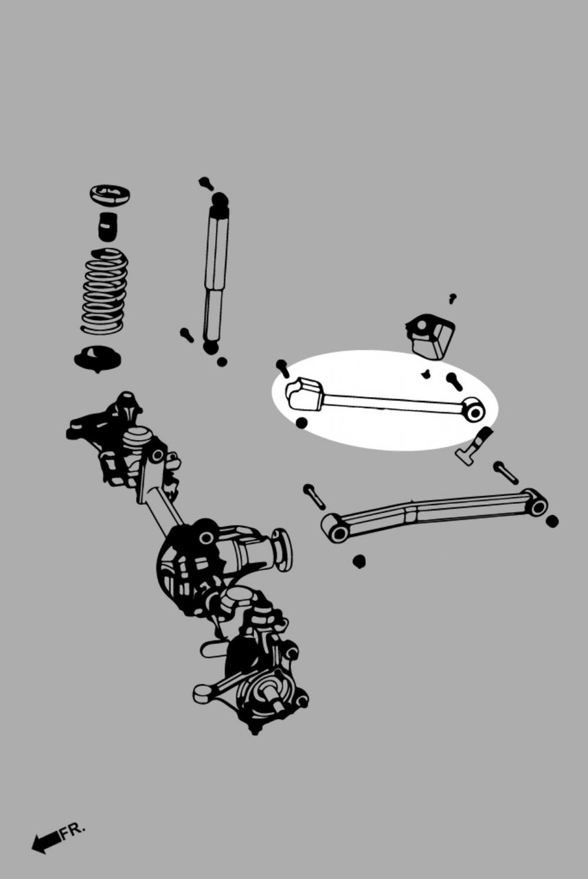 Hardrace Front Upper Arm Jeep Wrangler, Wrangler unlimited