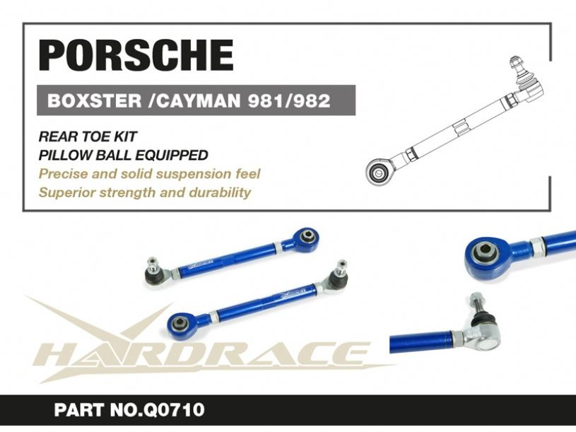 Hardrace Rear Toe Kit Porsche Boxster