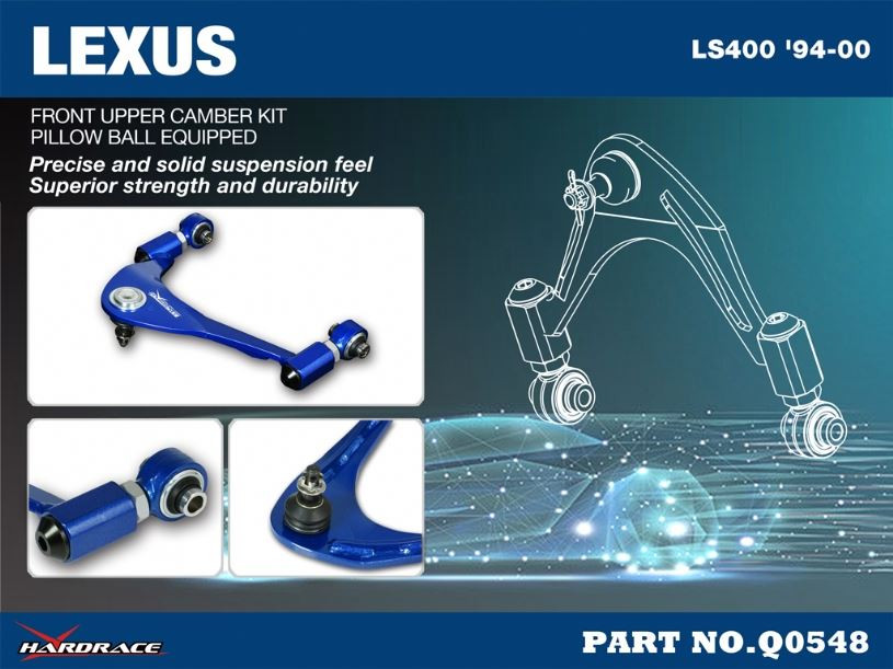 Hardrace Front Upper Camber Kit Lexus LS, Toyota Century