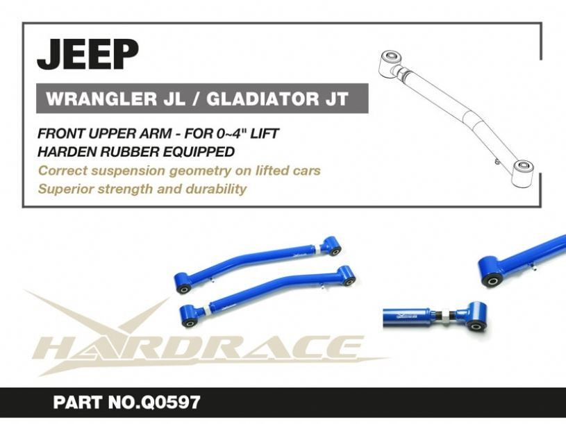 Hardrace Front Lower Arm Jeep Gladiator, Wrangler, Wrangler unlimited