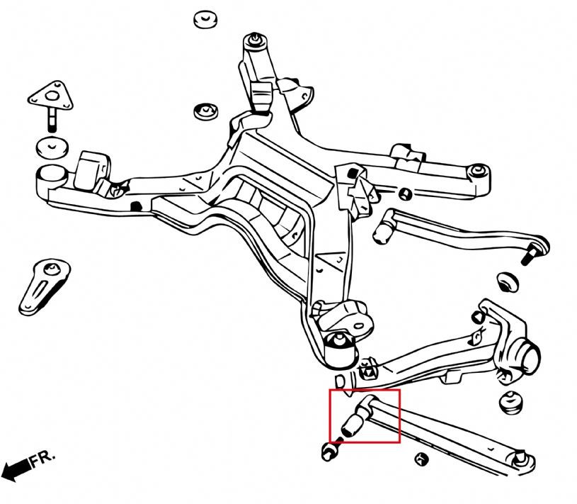 Hardrace Rear Lower Arm Bushing Mitsubishi 3000GT/GTO