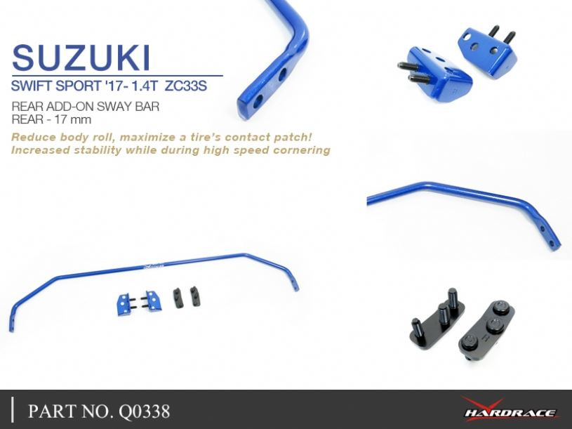 Hardrace Rear Add-on Sway Bar Suzuki Swift
