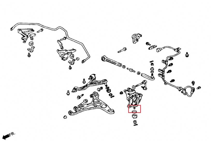 Hardrace Rear Lower Ball Joint Honda NSX