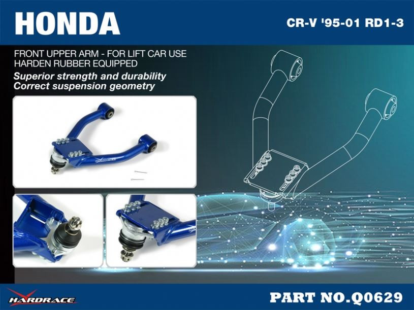 Hardrace Front Upper Arm / Camber Kit Honda CR-V