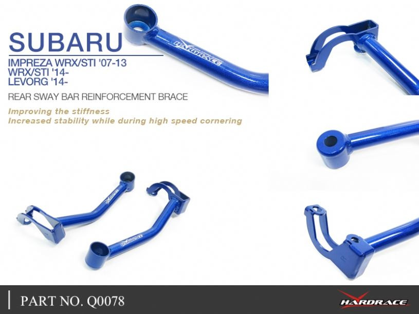 Hardrace Rear Sway Bar Reinforcement Brace Subaru Impreza, Levorg, WRX