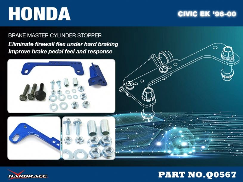 Hardrace Brake Master Cylinder Stopper Honda Civic
