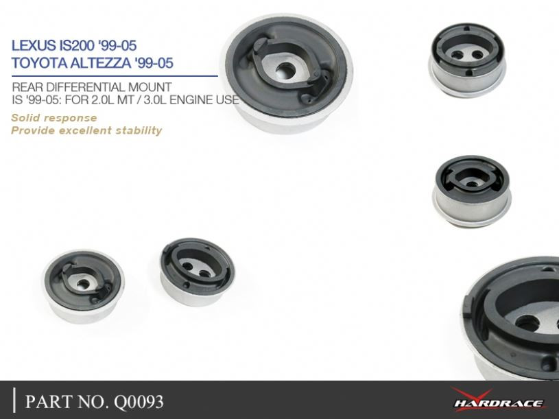 Hardrace Rear Differential Mount Lexus GS, IS, Toyota Altezza, Mark ii