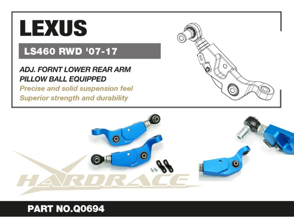 Hardrace Front Lower Rear Arm - Adjustable Lexus LS