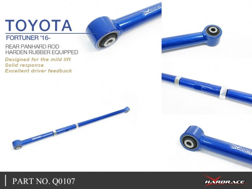 Hardrace Rear Panhard Rod Toyota Fortuner