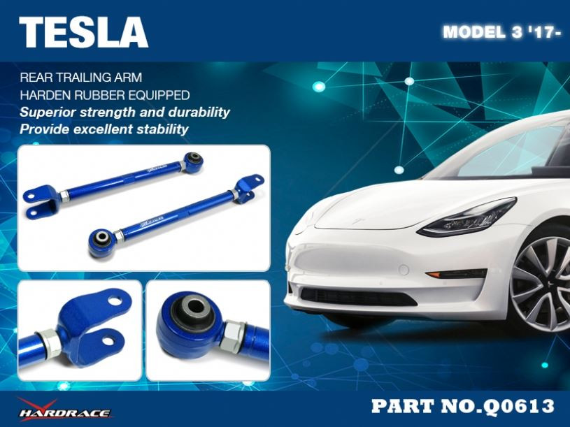 Hardrace Rear Trailing Arm Tesla Model 3 Hardrace Rear Trailing Arm Tesla Model 3