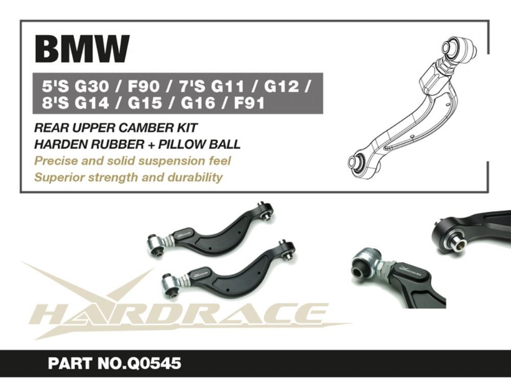 Hardrace Rear Upper Camber Kit Bmw 5 Series, 7 Series, 8 Series