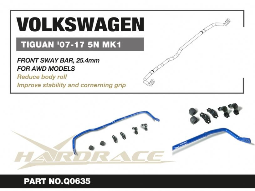 Hardrace Front Sway Bar Volkswagen Tiguan