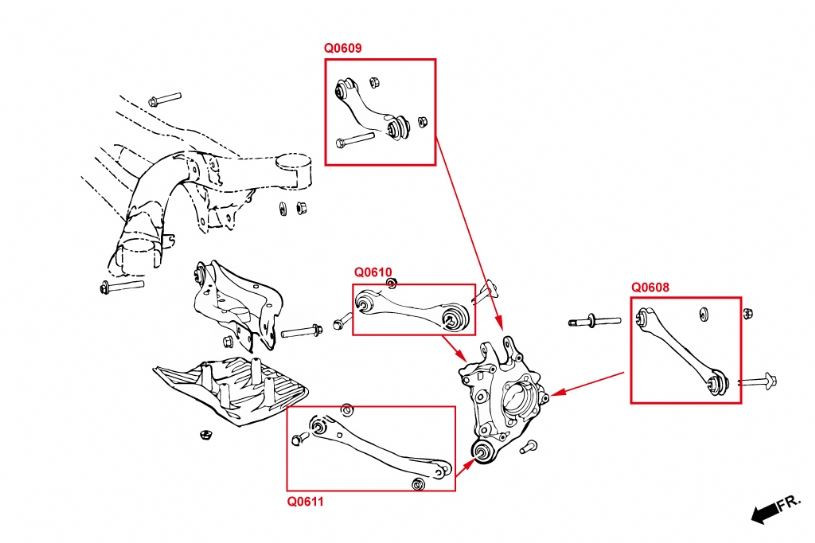 Hardrace Rear Camber Kit Bmw 3 Series, Z4, Toyota Supra