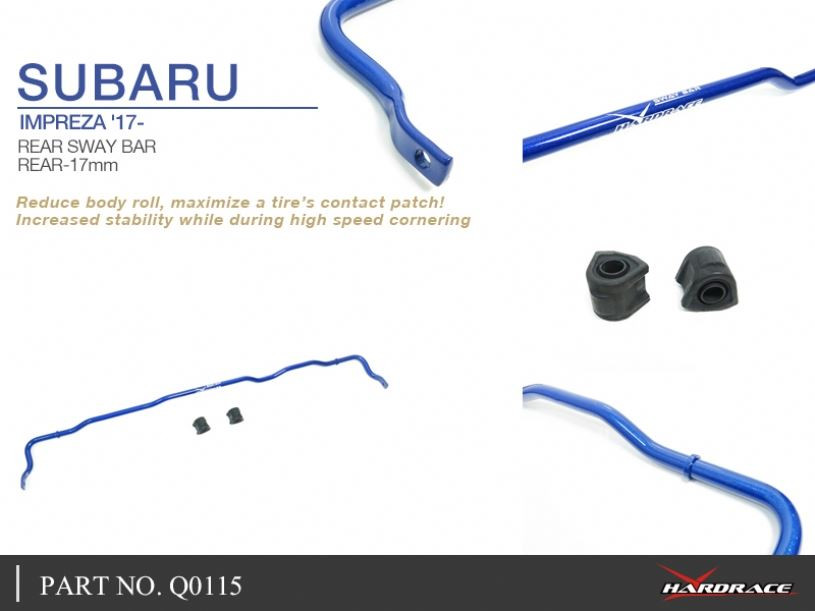Hardrace Rear Sway Bar Subaru Impreza
