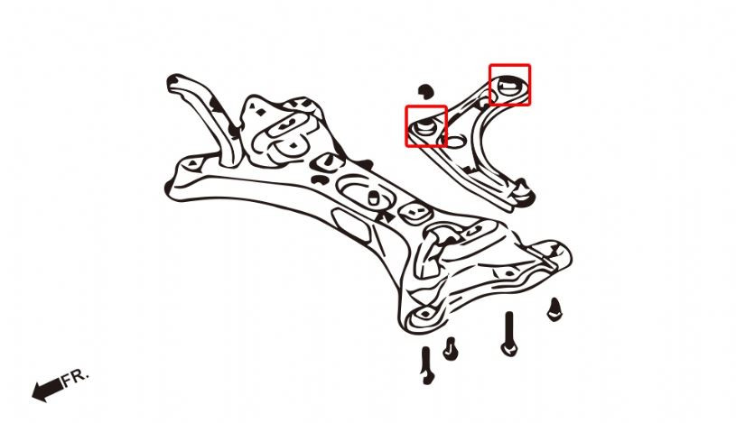 Hardrace Front Lower Arm Bushing Nissan March