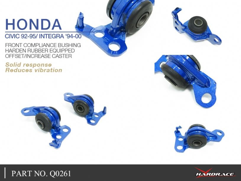 Hardrace Front Compliance Bushing Honda Civic, Crx, Integra