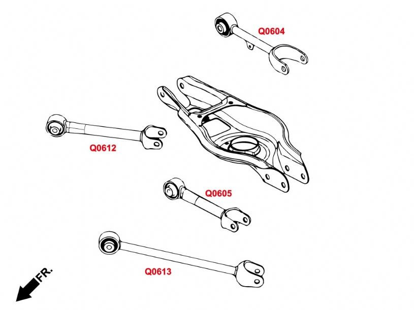 Hardrace Rear Upper Front Arm Tesla Model 3