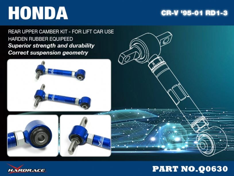 Hardrace Rear Upper Camber Kit Honda CR-V