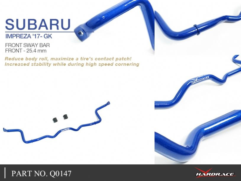 Hardrace Front Sway Bar Subaru Impreza