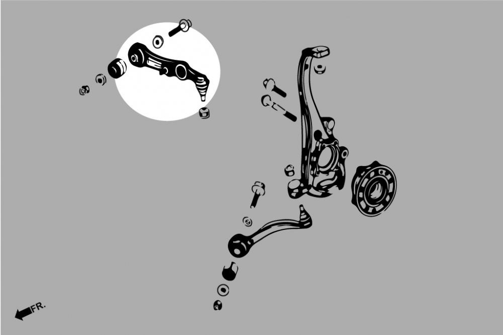Hardrace Front Lower - Rear Arm Mercedes-Benz C-class, E-class Hardrace Front Lower - Rear Arm Mercedes-Benz C-class, E-class