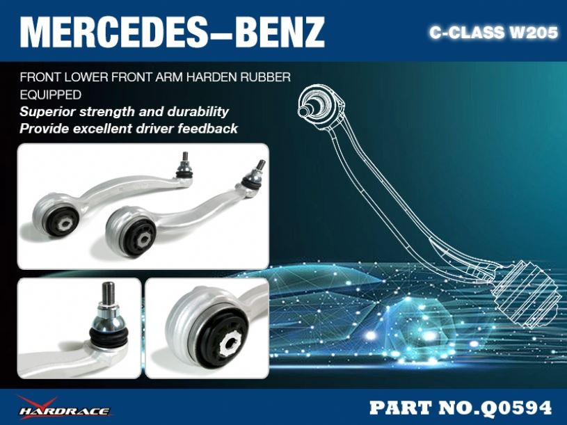 Hardrace Front Lower - Front Arm Mercedes-Benz C-class, E-class