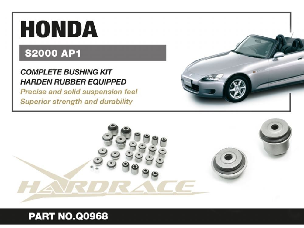 Hardrace Complete Bushing Kit Honda S2000