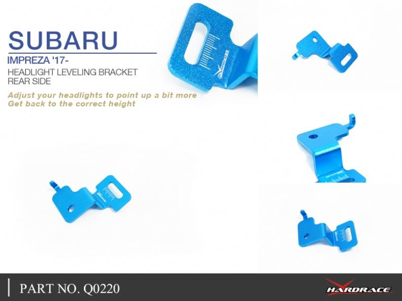 Hardrace Rear Side Headlight Leveling Bracket Subaru Impreza