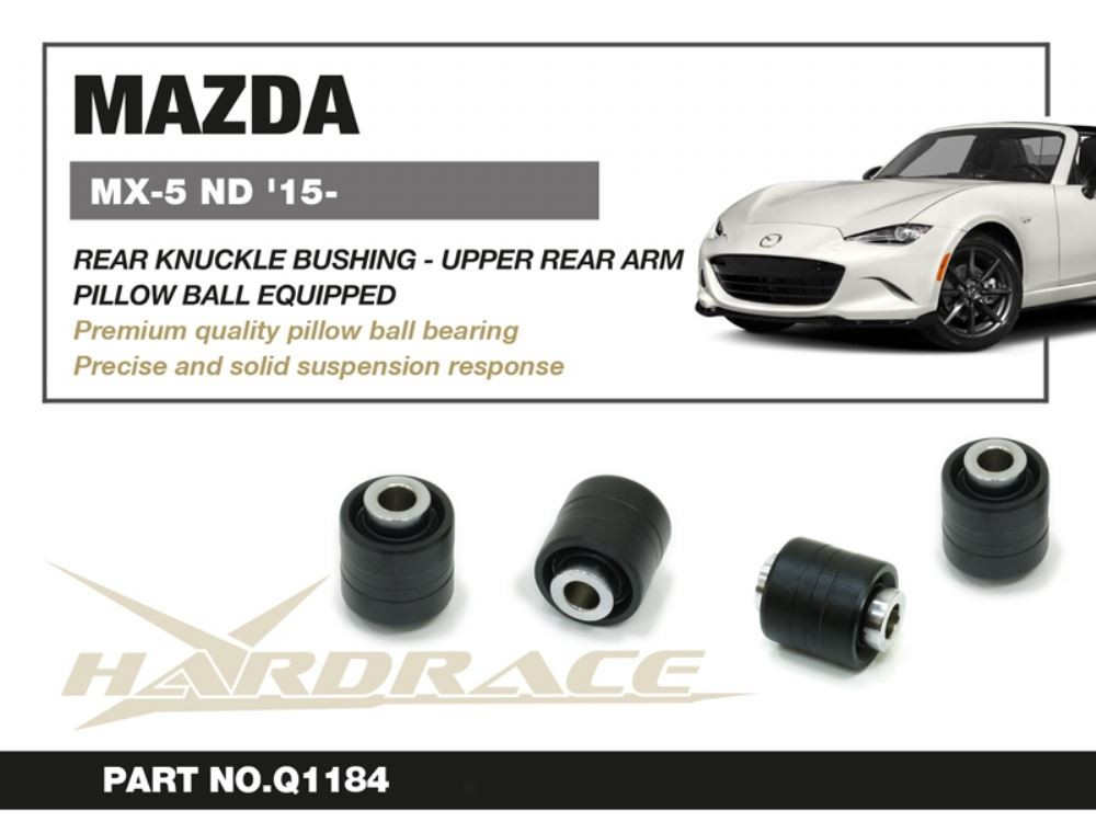 Hardrace Rear Knuckle Bushing - Connect To Upper Rear Arms Mazda MX-5 MIATA Hardrace Rear Knuckle Bushing - Connect To Upper Rear Arms Mazda MX-5 MIATA
