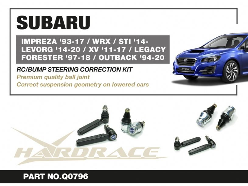 Hardrace Rc/bump Steering Correction Kit Subaru Hardrace Rc/bump Steering Correction Kit Subaru