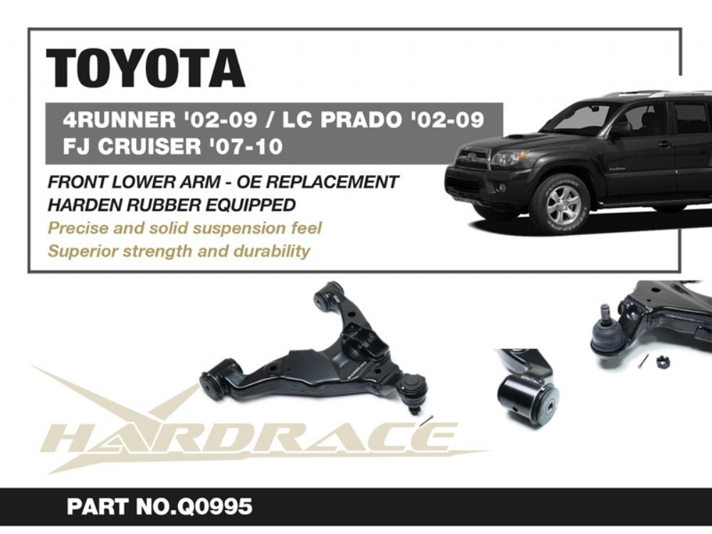 Hardrace Front Lower Arm Toyota 4RUNNER, Fj cruiser, Land cruiser prado, Lexus GX